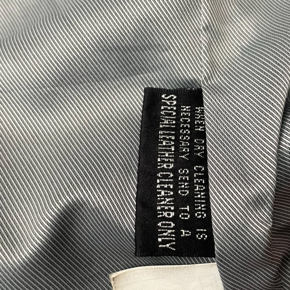 Vintage 1990s Wilson's Pelle Studio Women's L Lined Leather Jacket - Picture 3 of 7